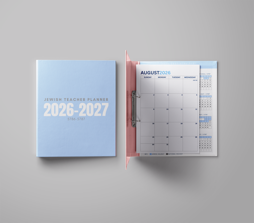 Jewish Teacher Planner 2026–2027