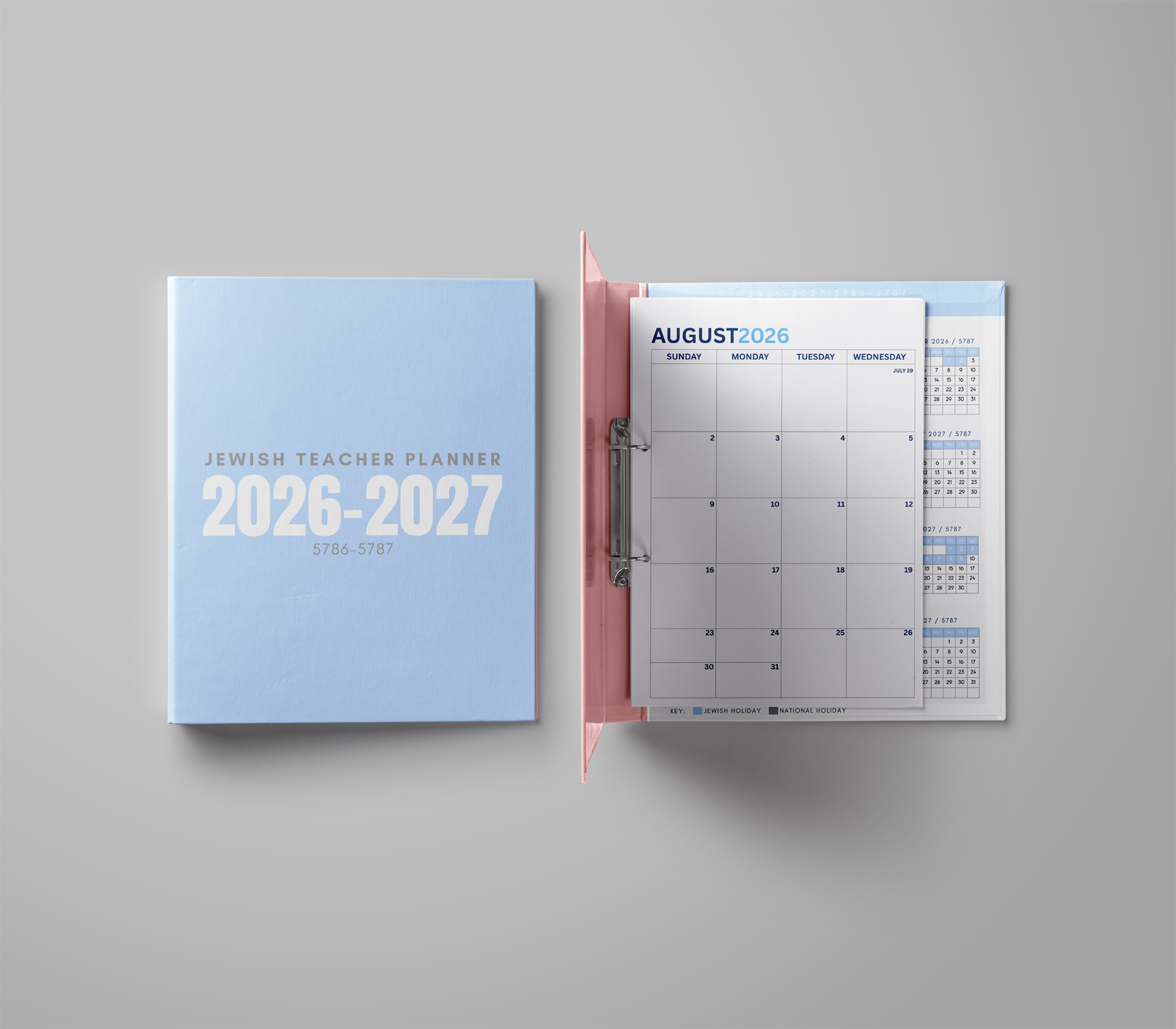 Jewish Teacher Planner 2026–2027