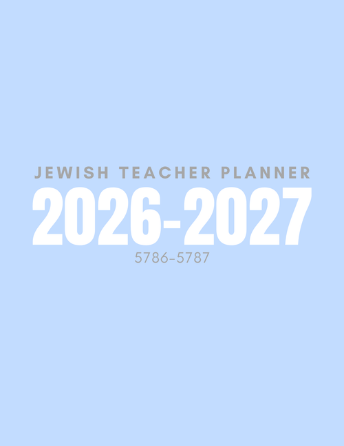 Jewish Teacher Planner 2026–2027